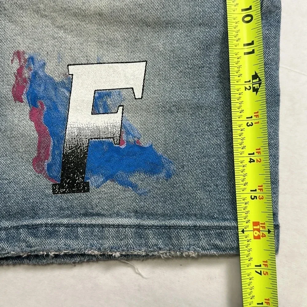 Homme + Femme Men's Distressed Jean Shorts Size‎ 30 NWT Summer Streetwear Urban
